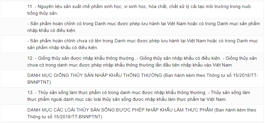 Hàng hóa cần xin giấy phép nhập khẩu thuộc quản lý của Bộ Nông nghiệp và phát triển nông thôn 3