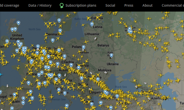Flight radar - Ukraine