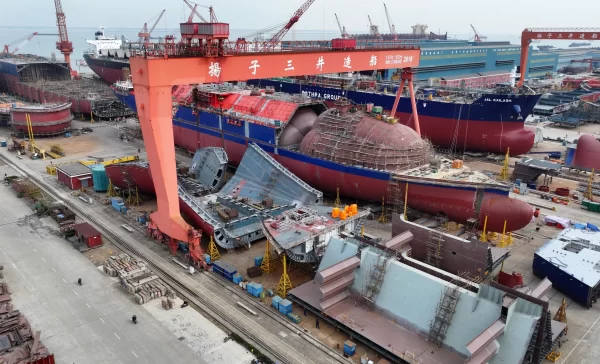 China's shipbuilding market