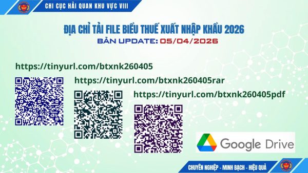 tải biểu thuế xnk