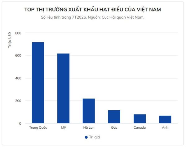 xuất khẩu hạt điều - Advantage Logistics