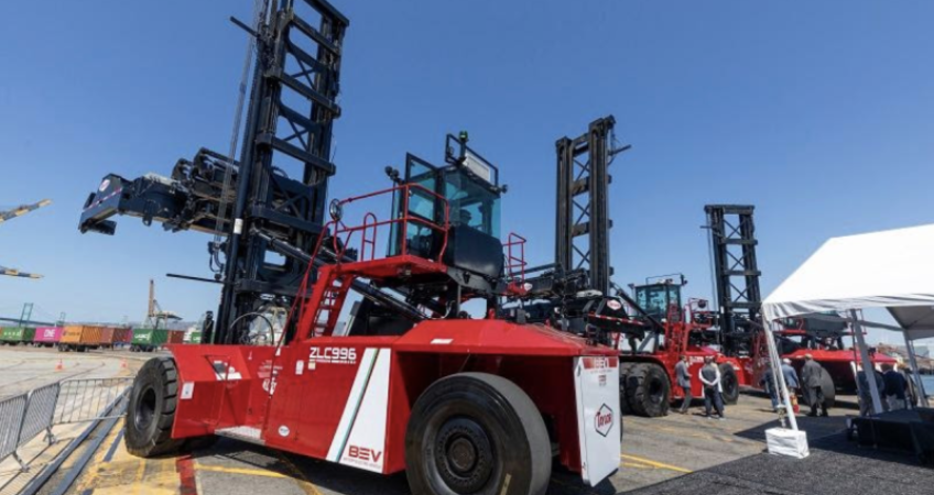First commercial electric cargo